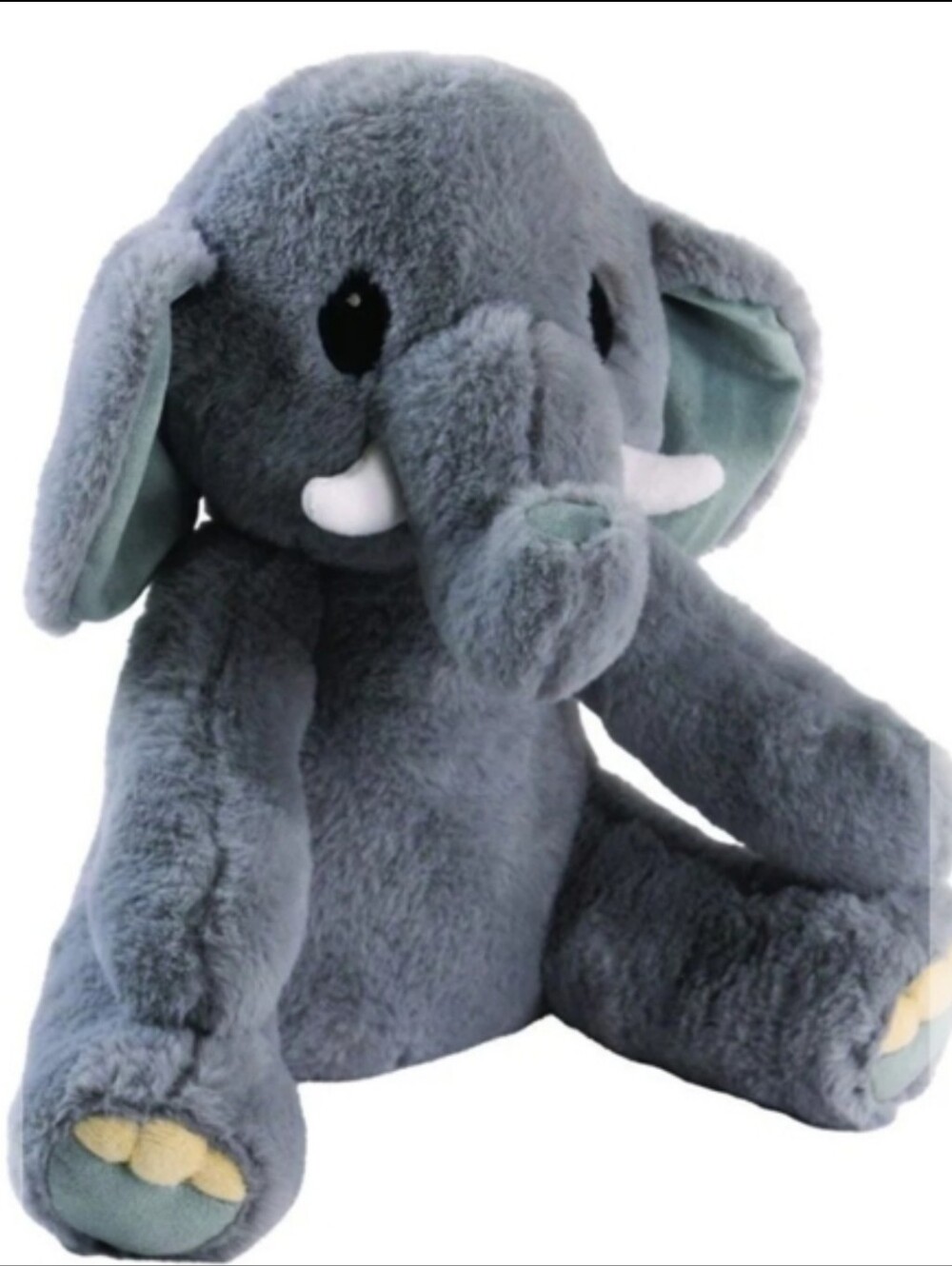 Simply Southern Tracker Small 8" Elephant Plushie Stuffed Animal Gray